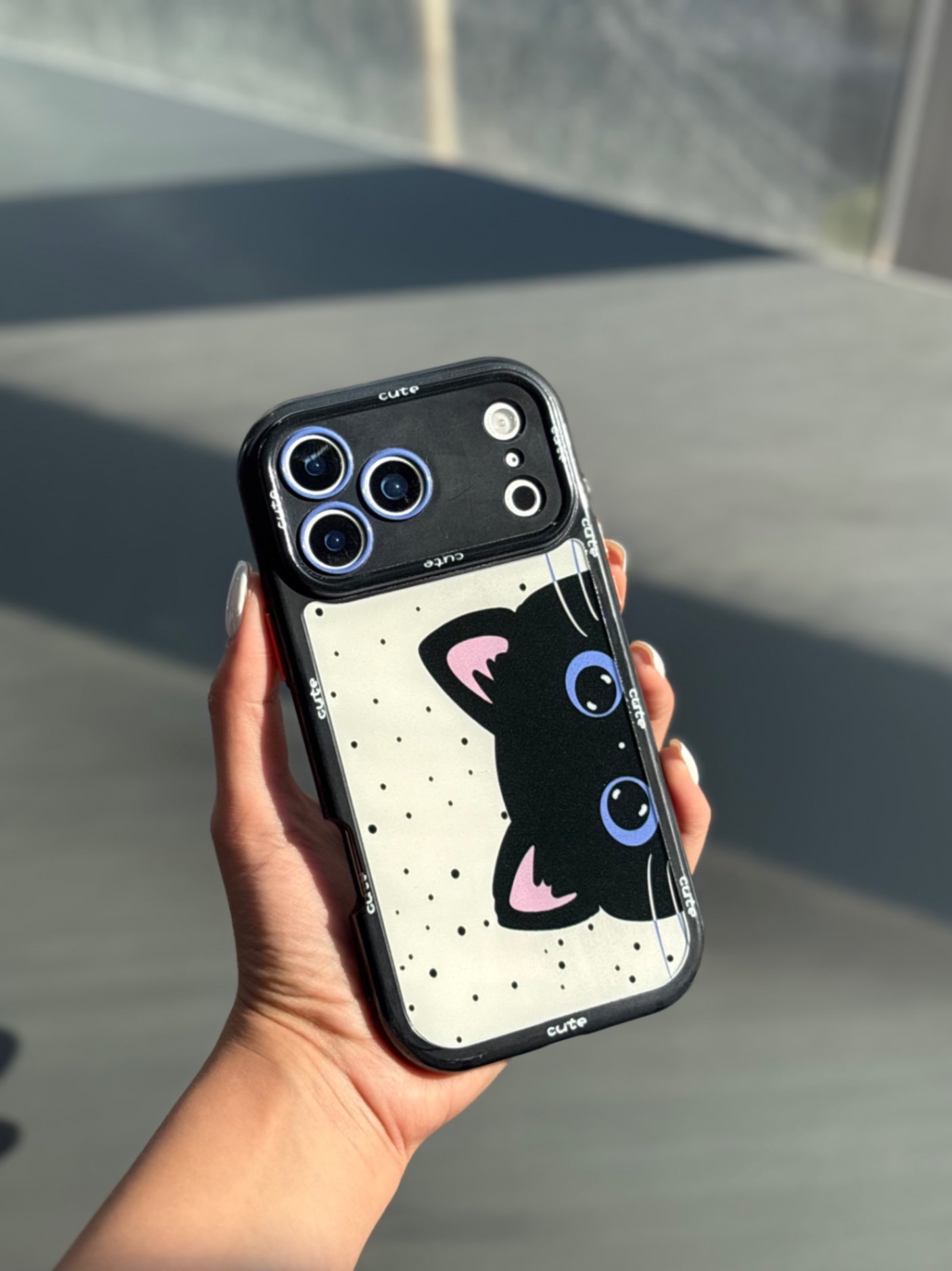 قاب آیفون مدل mochi cat